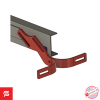 REAR TUCKED BUMPER BRACKET KIT 1948-72 FORD FLARESIDE