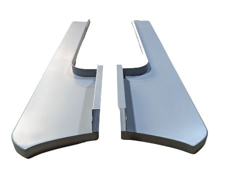 STEEL SMOOTHIE RUNNINGBOARDS 1953-56 FORD (PAIR)