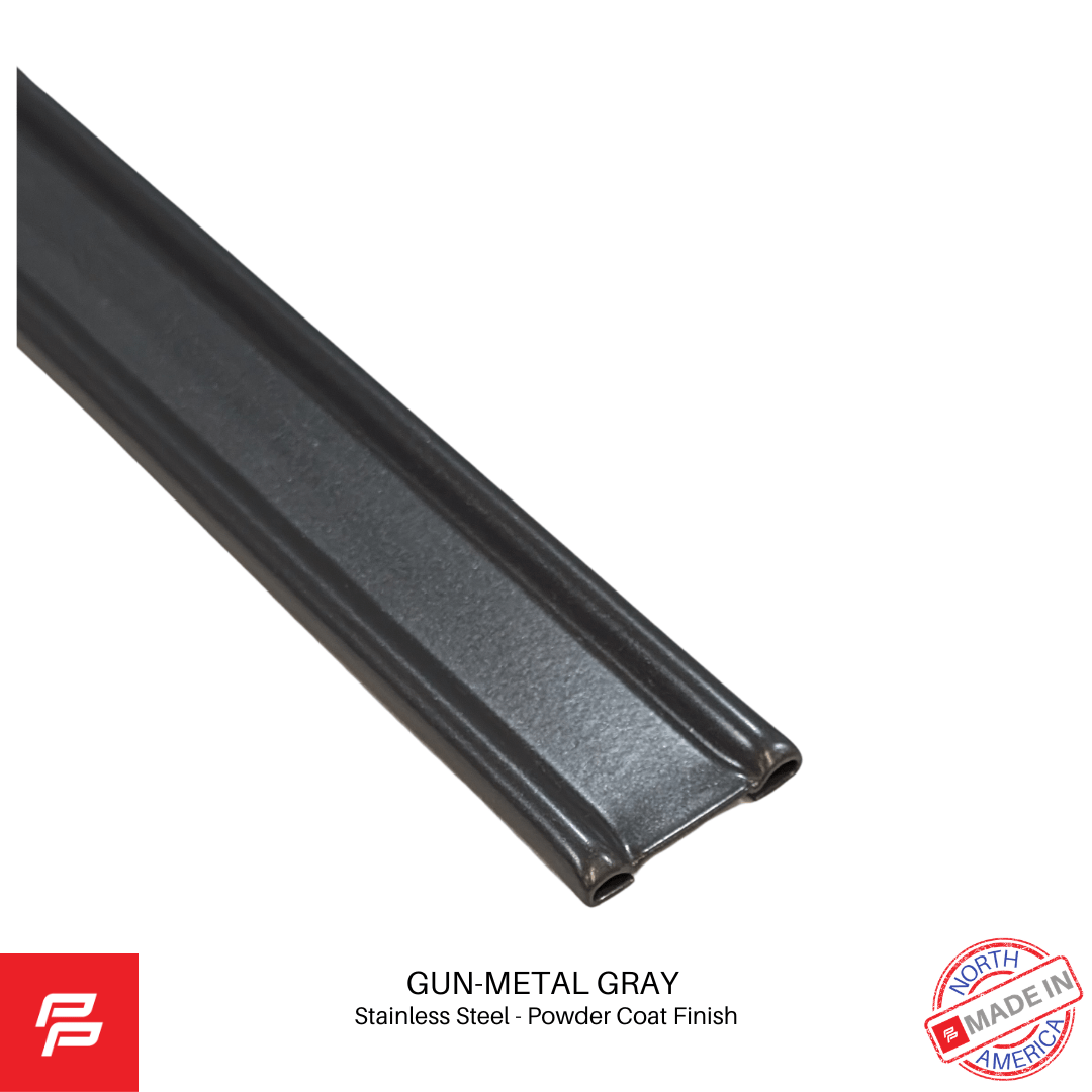 BED FLOOR STRIP 80" STAINLESS STEEL (7pc) KIT WITH SIDE ANGLES