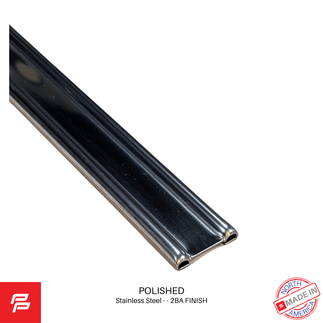 BED FLOOR STRIP 80" STAINLESS STEEL (7pc) KIT WITH SIDE ANGLES