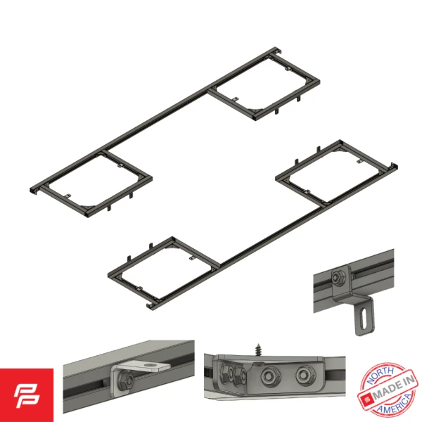 FLOOR RAISE FRAME KIT. FRAME/BRACKETS/HARDWARE